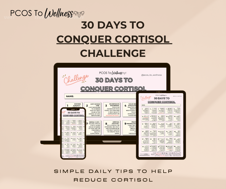 30 days to ‘CONQUER CORTISOL’ challenge